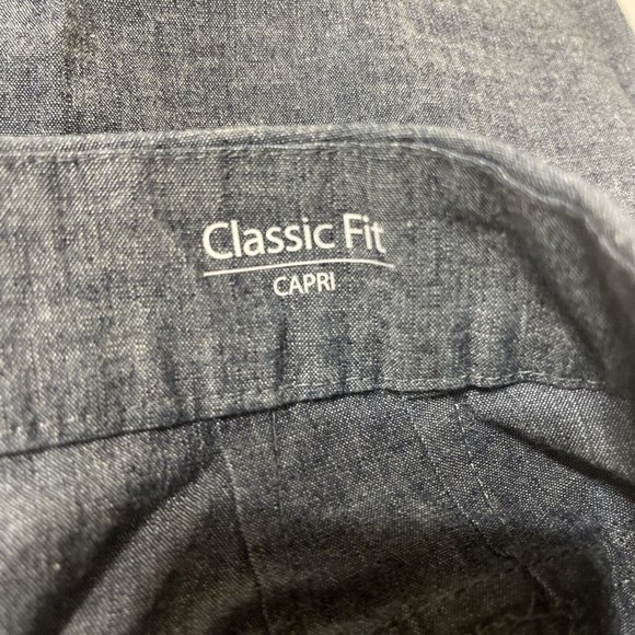 Womens Size 14 Stretch‎ Croft & Barrow Classic Fit Capri - Picture 9 of 9